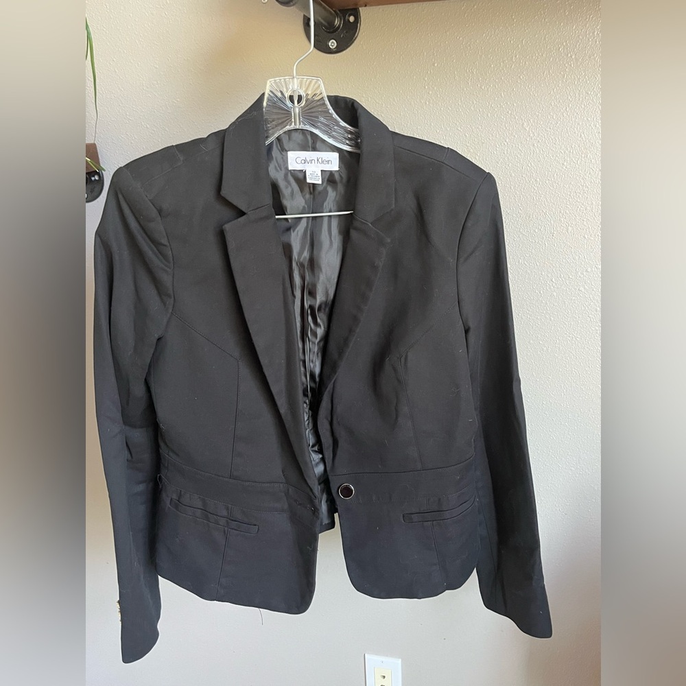 Calvin Klein Women's Classic Black Suit Jacket